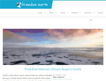Tablet Screenshot of freedive-earth.com